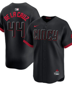 Elly De La Cruz 44 Cincinnati Reds City Connect Limited Player Men Jersey - Black