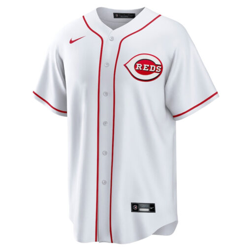 Elly De La Cruz 44 Cincinnati Reds Home Player Men Jersey  White - Image 2