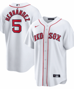 Enrique Hernandez 5 Boston Red Sox Home Men Jersey - White