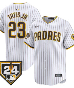 Fernando Tatis Jr. 23 San Diego Padres 2024 Spring Training Men Jersey - White