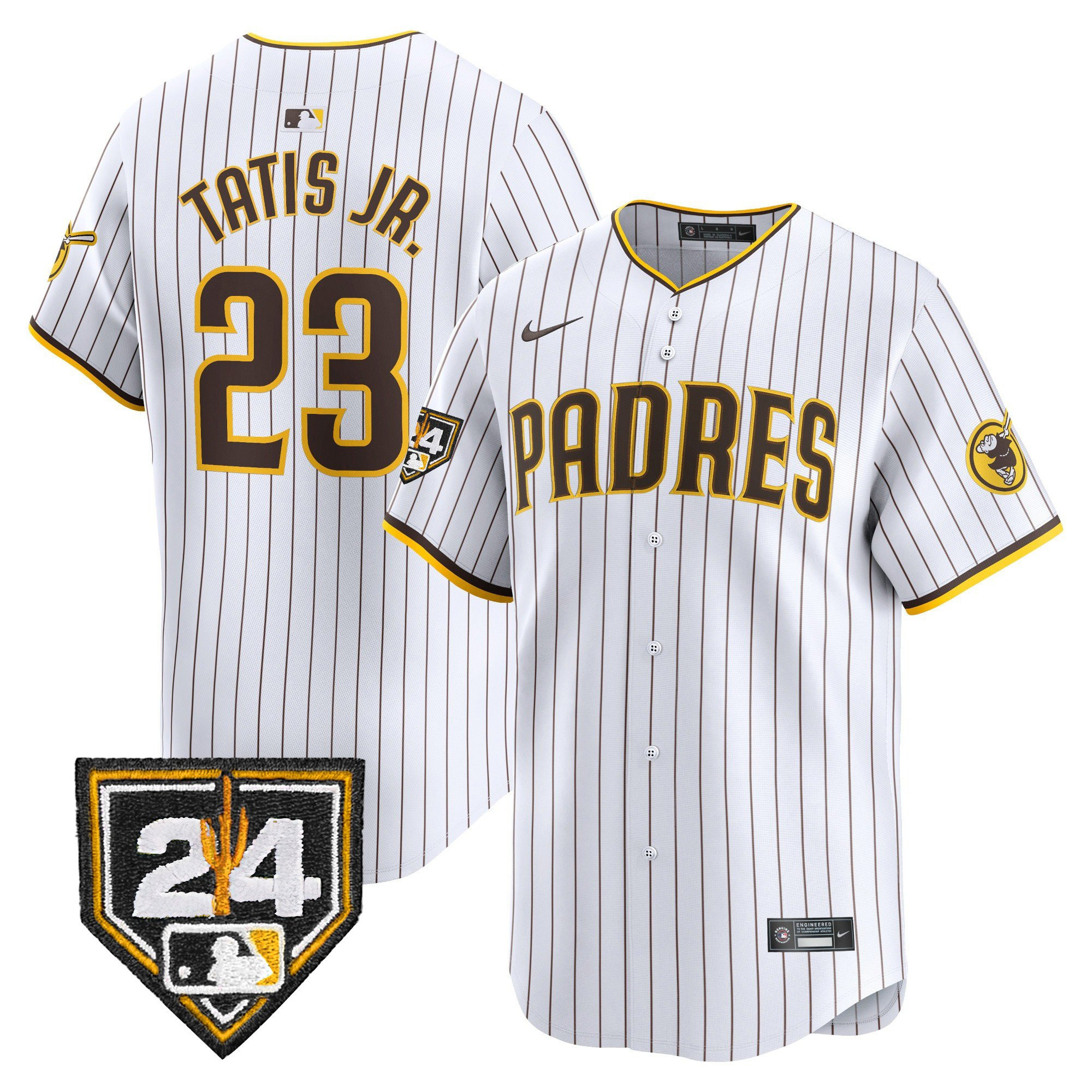 Fernando Tatis Jr. 23 San Diego Padres 2024 Spring Training Men Jersey - White