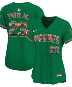 Fernando Tatis Jr 23 San Diego Padres Mexico Women Jersey - Green