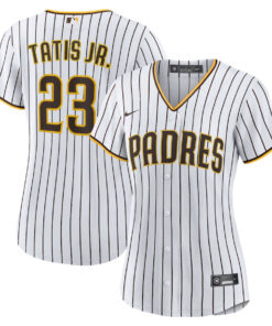 Fernando TatÃ­s Jr. 23 San Diego Padres Home Women Jersey - White