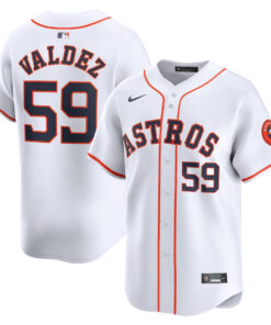 Framber Valdez 59 Houston Astros Home Limited Player Men Jersey - White