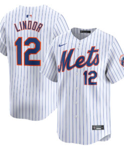 Francisco Lindor 12 New York Mets Home Limited Player Men Jersey - White