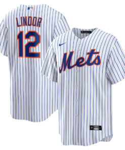 Francisco Lindor 12 New York Mets Home Men Jersey - White