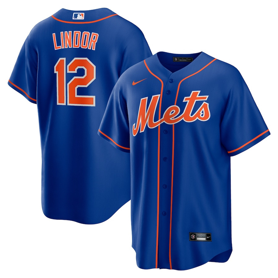 Francisco Lindor New York Mets Alternate Men Jersey - Royal