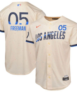 Freddie Freeman 5 Los Angeles Dodgers 2024 City Connect Limited Youth Jersey - Cream