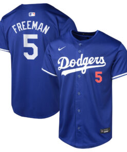 Freddie Freeman 5 Los Angeles Dodgers Alternate Limited YOUTH Jersey - Royal