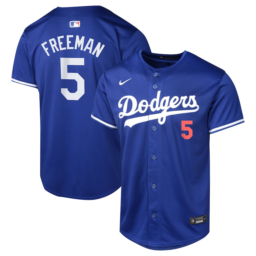 Freddie Freeman 5 Los Angeles Dodgers Alternate Limited YOUTH Jersey - Royal
