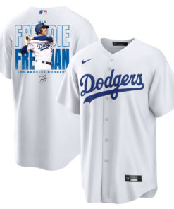 Freddie Freeman 5 Los Angeles Dodgers Signed Home Run 2023 Home Player Men Jersey - White