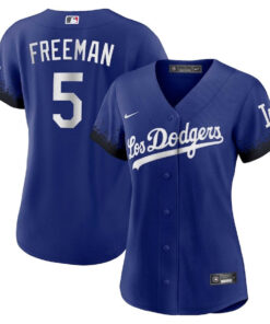 Freddie Freeman 5 Los Angeles Dodgers Women's City Connect Player Jersey - Royal