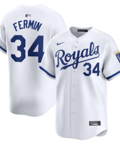 Freddy Fermin 34 Kansas City Royals Home Limited Player Men Jersey - White