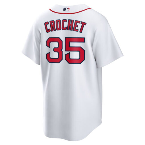 Garrett Crochet 35 Boston Red Sox Home Men Jersey - White - Image 3