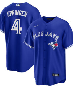 George Springer 4 Toronto Blue Jays Alternate Jersey - Royal