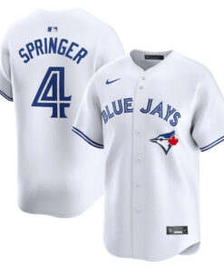George Springer 4 Toronto Blue Jays Home Limited Player Men Jersey - White