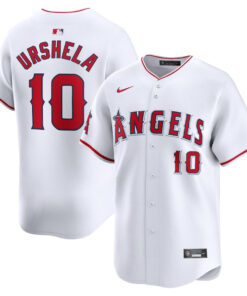Gio Urshela 10 Los Angeles Angels Home Limited Player Men Jersey - White
