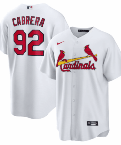 GÃ©nesis Cabrera 92 St. Louis Cardinals Home Men Jersey - White