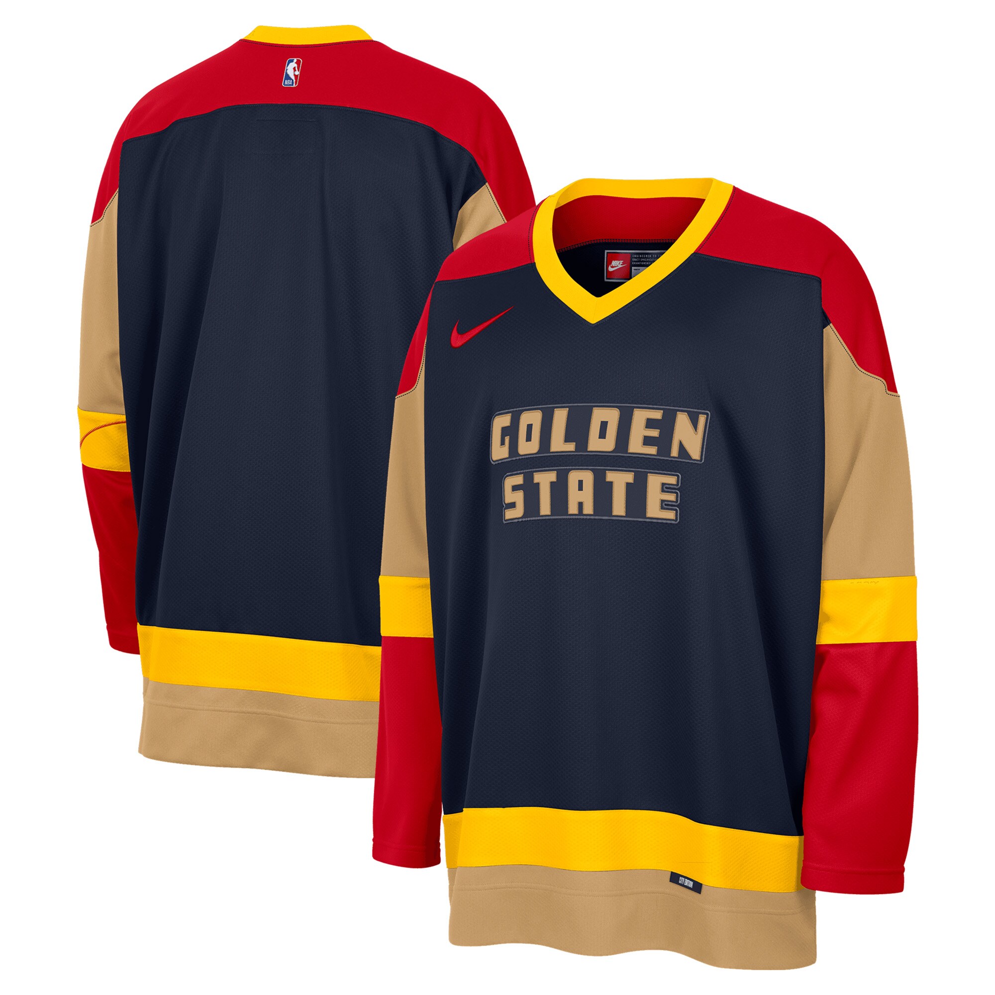 Golden State Warriors City Edition Hockey Jersey - Mens - JS521