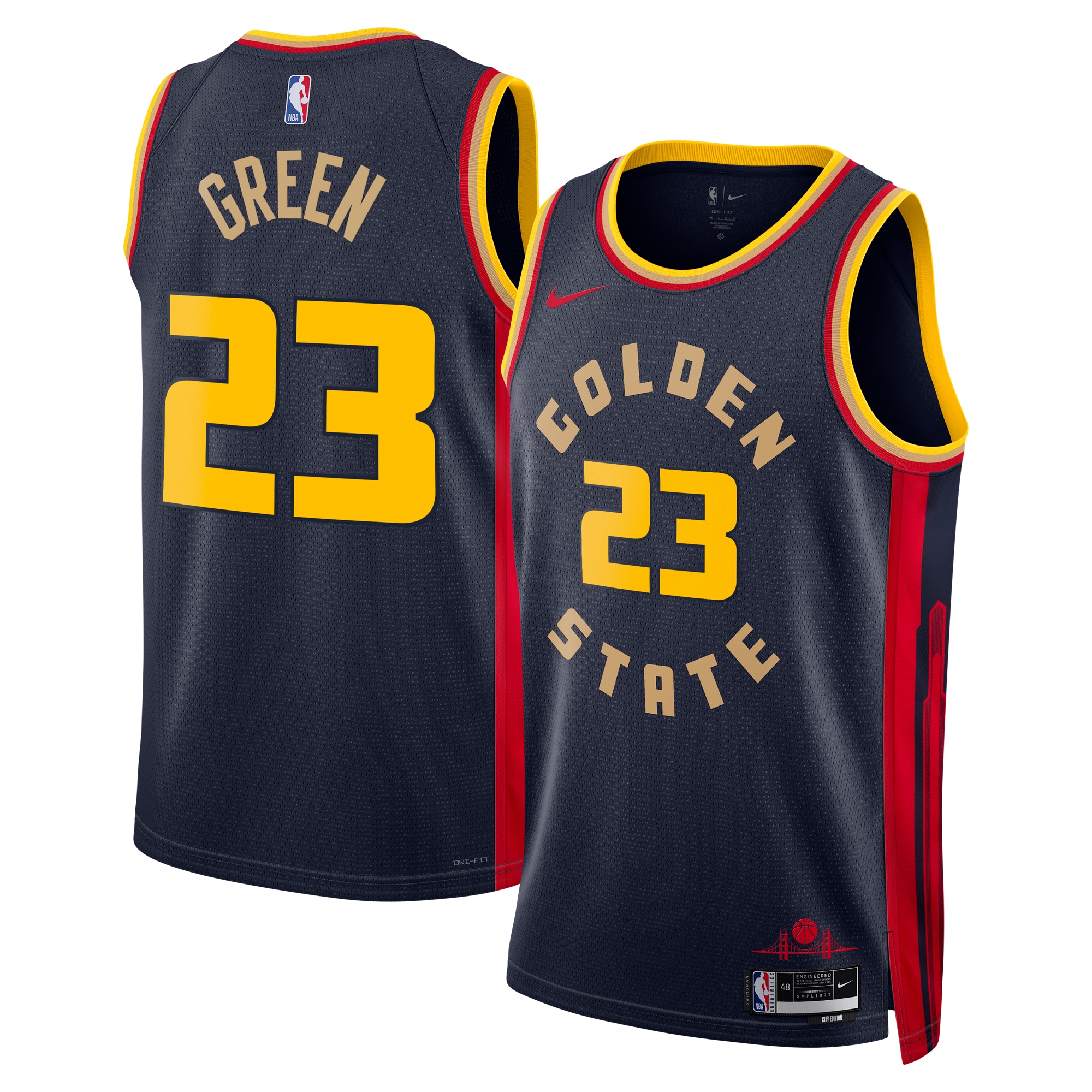 Golden State Warriors City Edition Swingman Jersey 2024 - Navy - Draymond Green - Unisex - JS191