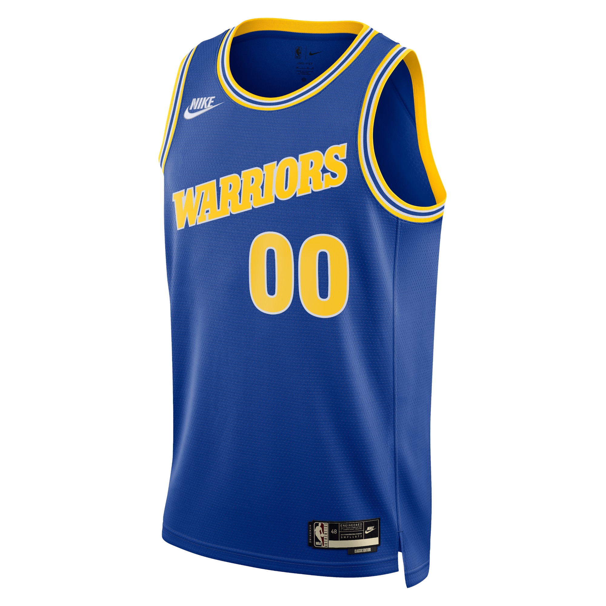 Golden State Warriors Classic Edition Swingman Jersey 22- Rush Blue/White - Custom - Mens - JS492