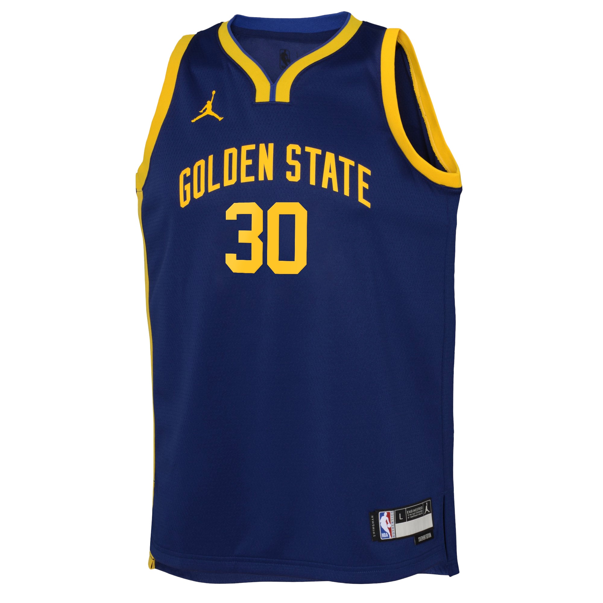 Golden State Warriors Jordan Statement Edition Swingman Jersey 22 - Blue - Stephen Curry - Youth - JS809
