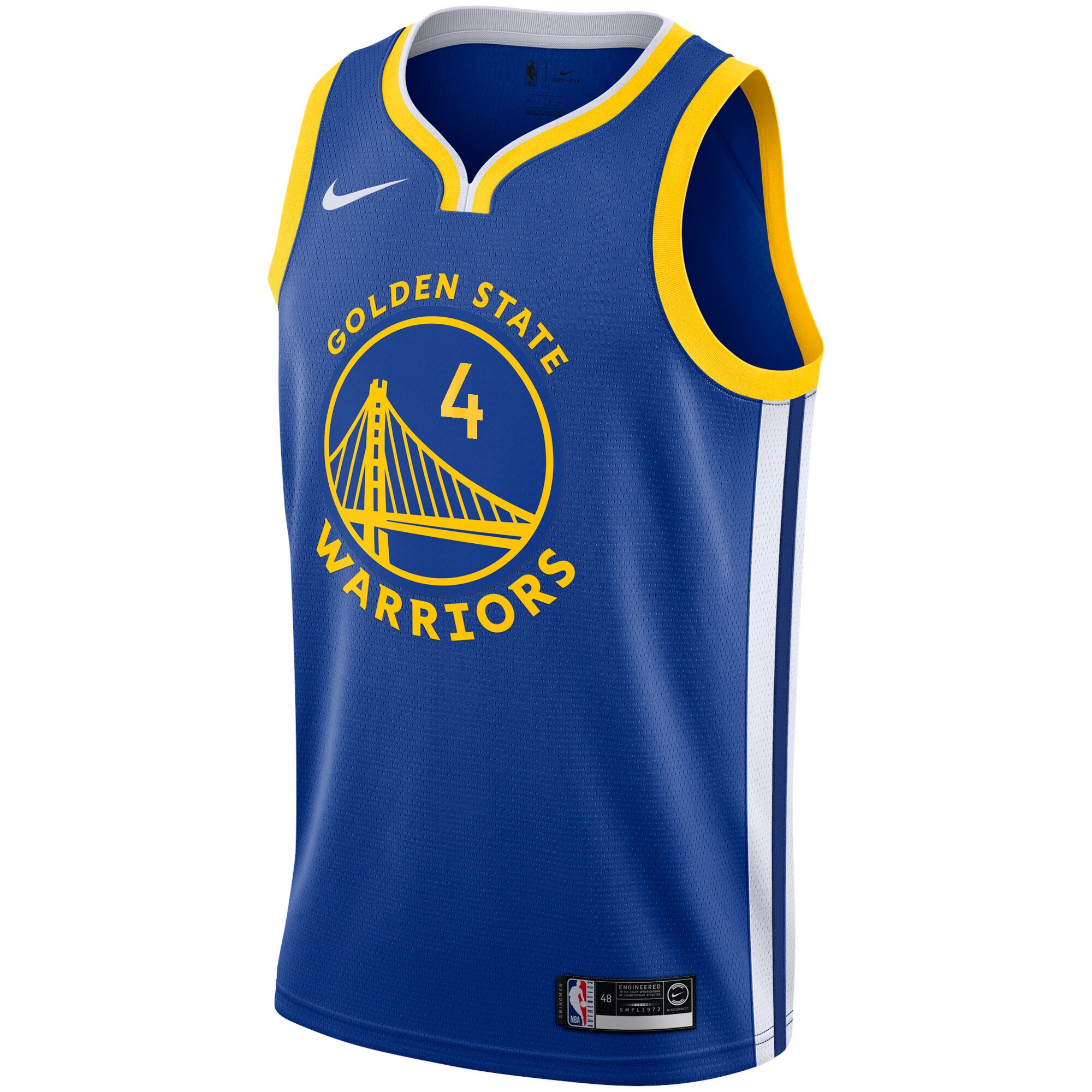 Golden State Warriors Swingman Jersey - Royal - Moses Moody - Youth - Icon Edition - JS147