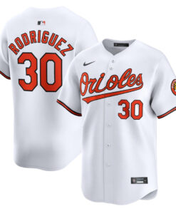 Grayson Rodriguez 30 Baltimore Orioles Home Limited Men Jersey - White