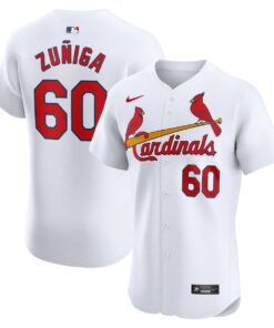 Guillermo ZuÃ±iga 60 St. Louis Cardinals Home Elite Player Men Jersey - White