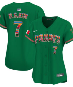 Ha-Seong Kim 7 San Diego Padres Mexico Women Jersey - Green