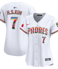 Ha-Seong Kim 7 San Diego Padres Mexico Women Jersey - White