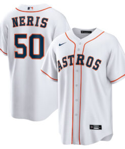 HÃ©ctor Neris 50 Houston Astros Home Men Jersey - White