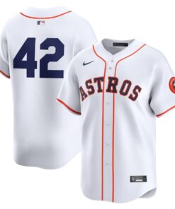 Houston Astros 2024 Jackie Robinson Day Home Men Limited Jersey - White