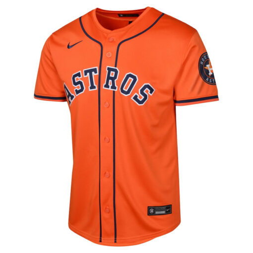 Houston Astros Alternate Limited YOUTH Jersey - Orange - Image 2