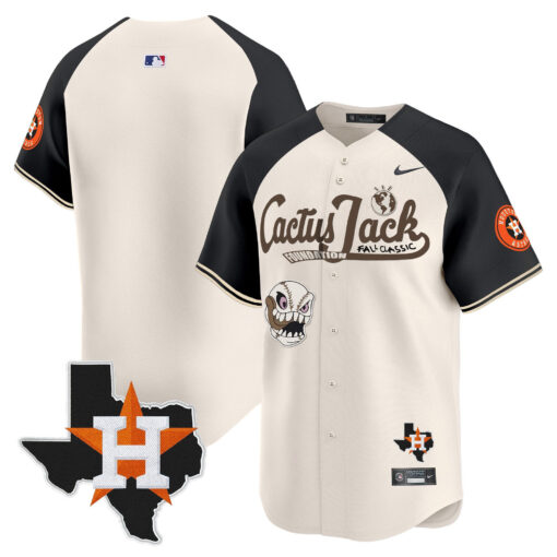 Houston Astros Cactus Jack Foundation Fall Classic Black Limited Jersey - Men - Image 5