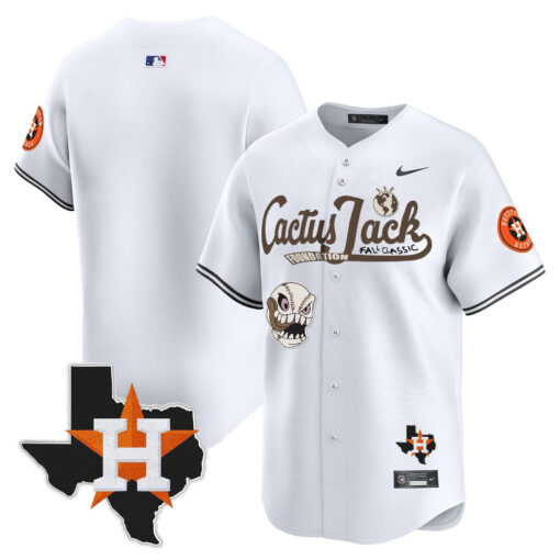 Houston Astros Cactus Jack Foundation Fall Classic Black Limited Jersey - Men - Image 2