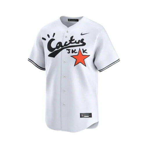Houston Astros Cactus Jack White Jersey V2 - Men - Image 2