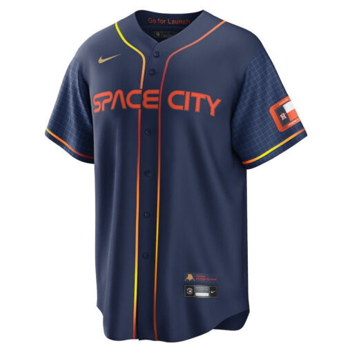 Houston Astros City Connect Men Jersey - Navy - Image 2