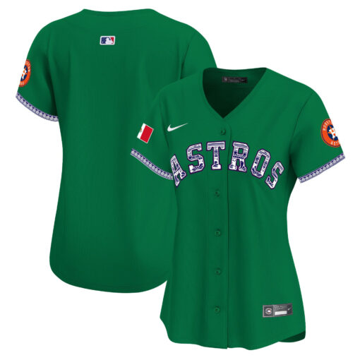 Houston Astros Mexico Women Jersey - Green