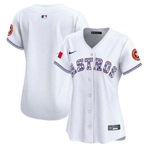 Houston Astros Mexico Women Jersey - White
