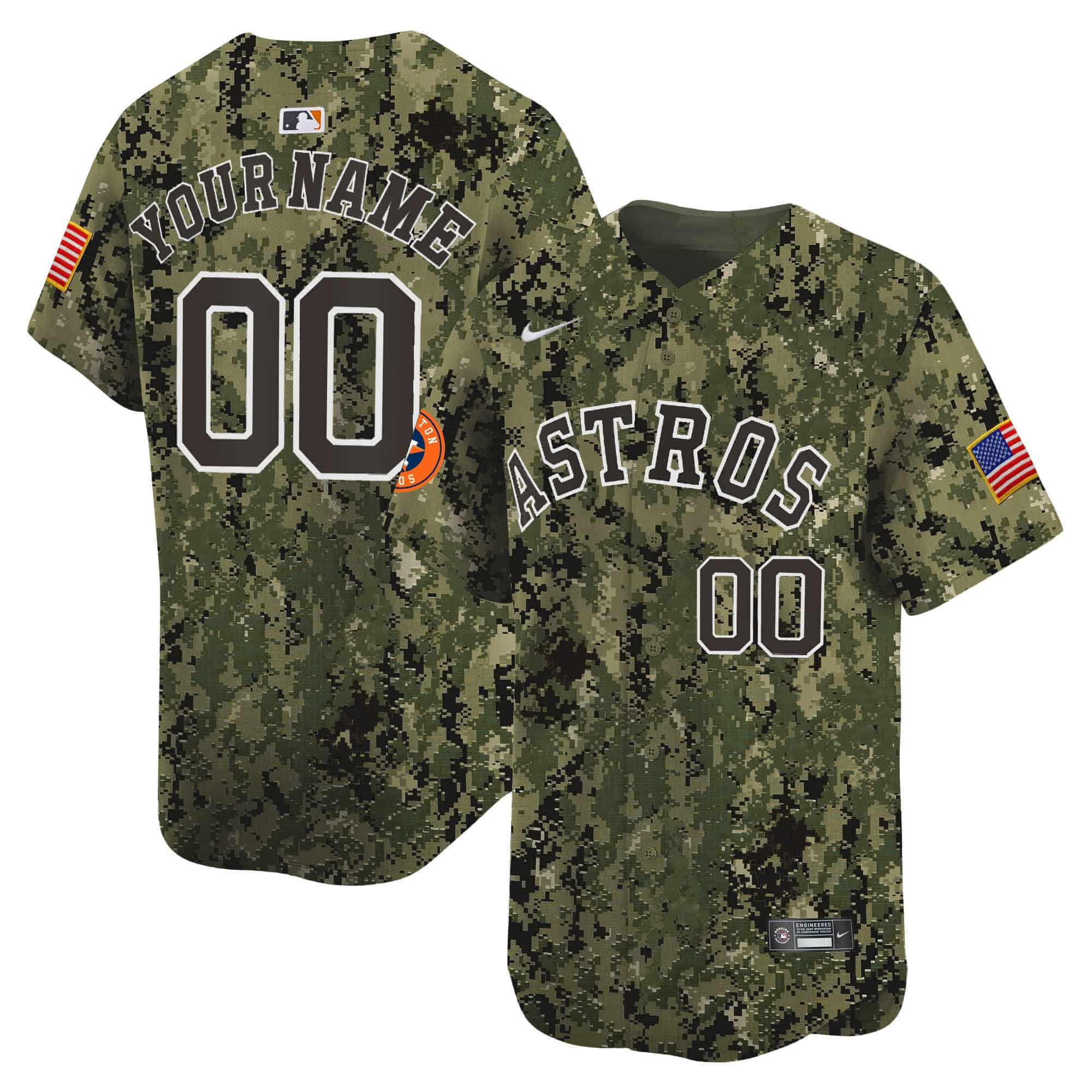 Houston Astros USMC Alternate Vapor Premier Limited Jersey