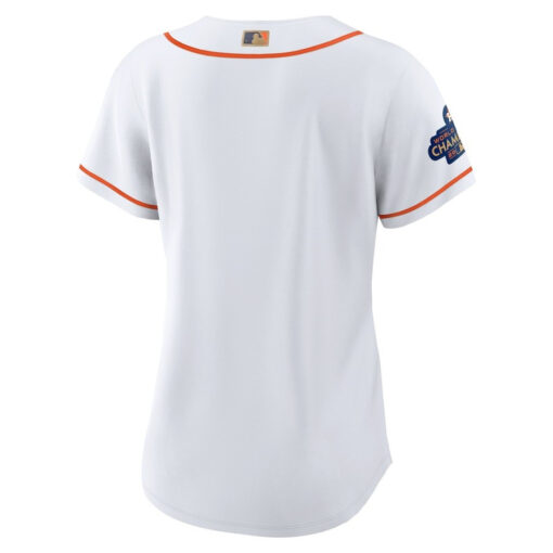 Houston Astros Women's 2023 Gold Collection Jersey - White/Gold - Image 3