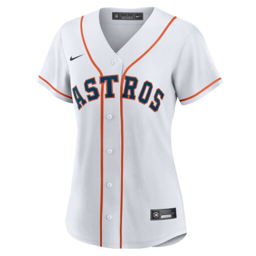 Houston Astros Women's Home Blank Jersey - White - Image 2