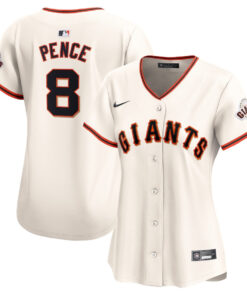 Hunter Pence 8 San Francisco Giants Women Home Limited Player Jersey - Cream