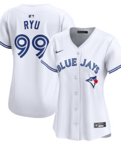 Hyun Jin Ryu 99 Toronto Blue Jays Women Home Limited Player Jersey - White