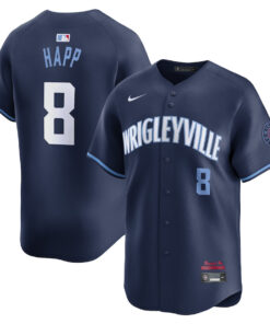 Ian Happ 8 Chicago Cubs City Connect Limited Men Jersey - Navy