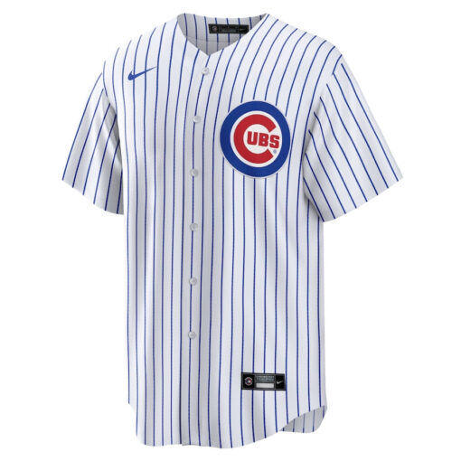 Ian Happ 8 Chicago Cubs Home Men Jersey - White - Image 2