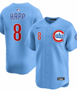 Ian Happ 8 Chicago Cubs Limited Alternate 2 Men Jersey - Baby Blue