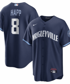 Ian Happ Chicago 8 Chicago Cubs City Connect Men Jersey - Navy