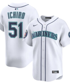 Ichiro Suzuki 51 Seattle Mariners 2025 National Baseball Hall of Fame Home Limited Player Men Jersey - White